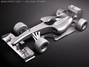 F1 Mclaren MP424 2009 3D Model