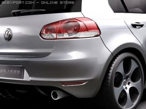 Volkswagen Golf VI GTI 3D Модель