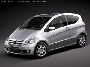 मर्सिडीज-बेंज ए-क्लास कूप 2009 3D मॉडल