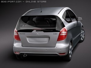 Mercedes-Benz A-Class Coupe 2009 3D Model