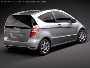Mercedes-Benz A-Class Coupe 2009 3D Model