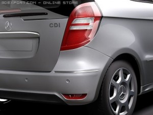 Mercedes-Benz A-Class Coupe 2009 3D Model