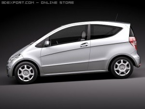 Mercedes-Benz A-Class Coupe 2009 3D Model