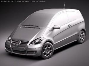 Mercedes-Benz A-Class Coupe 2009 3D Model