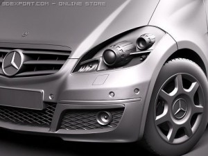 Mercedes-Benz A-Class Coupe 2009 3D Model
