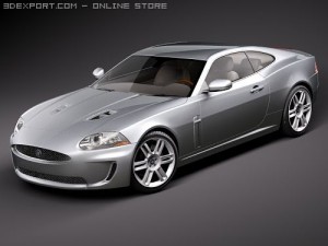 Jaguar XKR 2010 Sports Car Model 3D