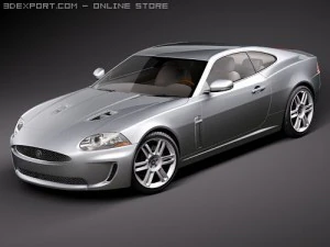 Auto sportiva Jaguar XKR 2010 Modello 3D