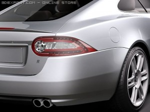 Jaguar XKR 2010 Sports Car 3D Model