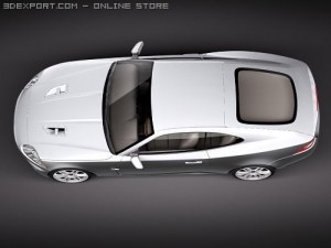 Jaguar XKR 2010 Sports Car 3D Model