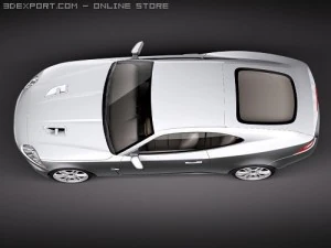 Jaguar XKR 2010 Sports Car 3D Model
