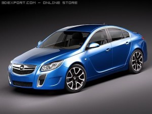 Opel insignia OPC Sedan 3Dモデル
