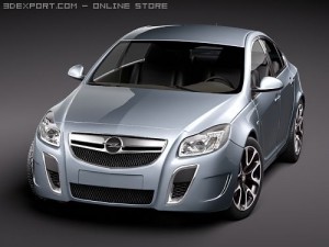 Opel insignia OPC Sedan Model 3D