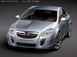 Opel insignia OPC Sedan 3D Model