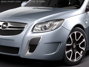 Opel insignia OPC Sedan Model 3D