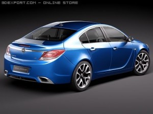 Opel insignia OPC Sedan Model 3D