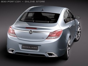 Opel insignia OPC Sedan Model 3D