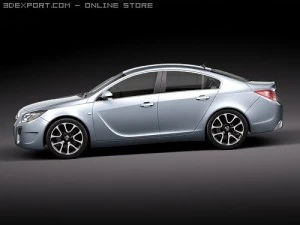 Opel insignia OPC Sedan 3D Model