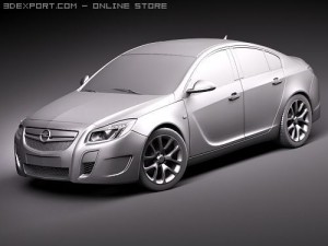 Opel insignia OPC Sedan Model 3D