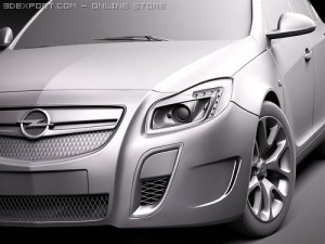 Opel insignia OPC Sedan Model 3D