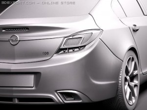 Opel insignia OPC Sedan Model 3D