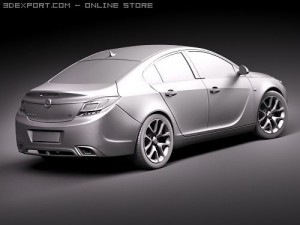 Opel insignia OPC Sedan Model 3D