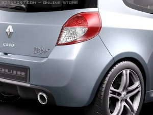 Renault Clio RS 2010 3D Model