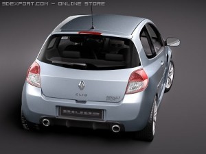 Renault Clio RS 2010 3D मॉडल