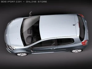 Renault Clio RS 2010 3D Model