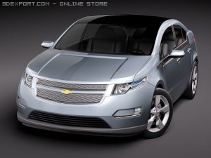 Chevrolet Volt Electric Car Modèle 3D