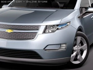 Chevrolet Volt Electric Car 3D Model