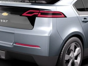 Chevrolet Volt Electric Car 3D Model