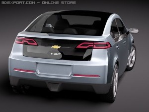 Chevrolet Volt Electric Car Modèle 3D