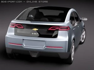 Chevrolet Volt Electric Car 3D Model