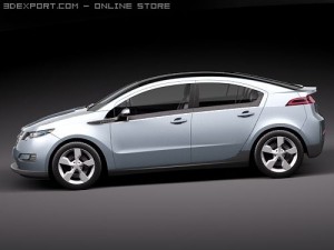 Chevrolet Volt Electric Car Modèle 3D
