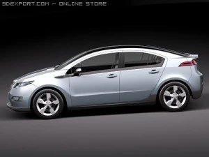 Chevrolet Volt Electric Car 3D Model