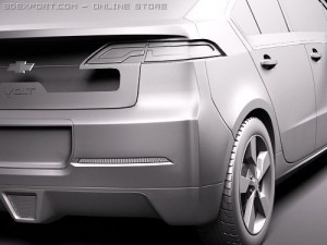 Chevrolet Volt Electric Car Modèle 3D