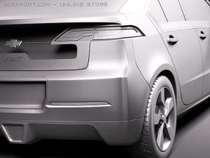 Chevrolet Volt Electric Car 3D Model
