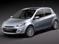 Renault Clio 5-door 2009 Modello 3D