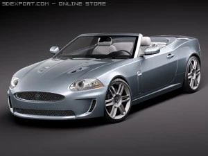 Jaguar XKR 2010 decappottabile Modello 3D