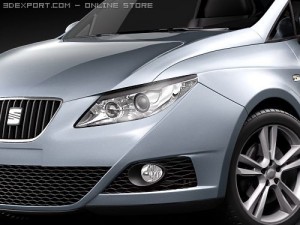 Seat Ibiza SportCoupe 2010 Model 3D