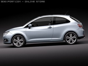 Seat Ibiza SportCoupe 2010 Model 3D