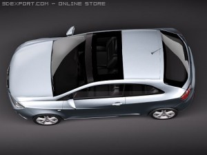 Seat Ibiza SportCoupe 2010 Model 3D