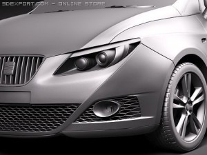 Seat Ibiza SportCoupe 2010 Model 3D