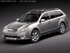 Subaru Outback 2010 Modelo 3D