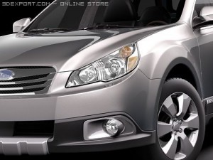 Subaru Outback 2010 3D Model
