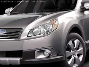 Subaru Outback 2010 3D Model