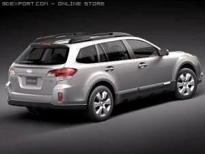 Subaru Outback 2010 3D Model