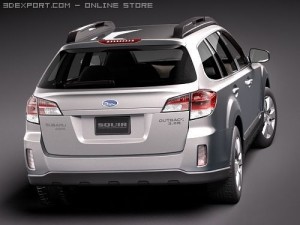 Subaru Outback 2010 3D Model