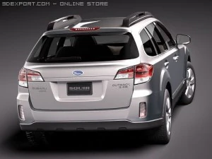 Subaru Outback 2010 3D Model