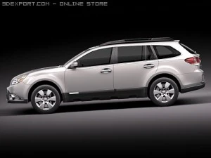 Subaru Outback 2010 3D Model